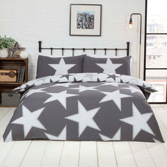 All Stars Grey Kids Children Bedding Single Double Toddler Duvet Quilt Cover Set Boys Girls