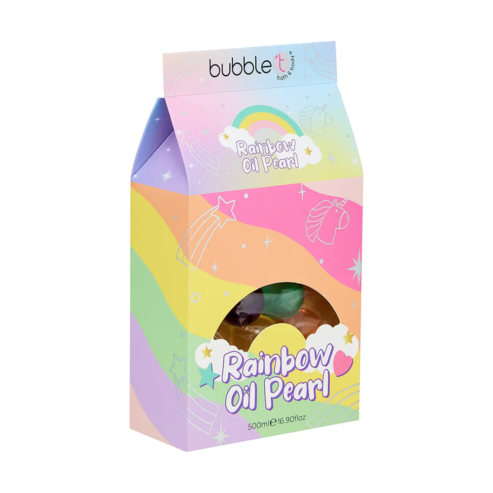 Bubble T Cosmetics Rainbow Melting Bath Oil Pearls (15 x 4g)