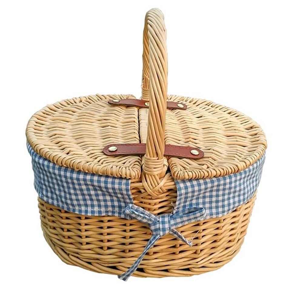 Red Hamper Childs Picnic Basket with Lining Main image