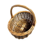 Large Green Willow Hollander Shopping Basket