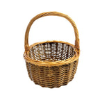 Large Green Willow Hollander Shopping Basket