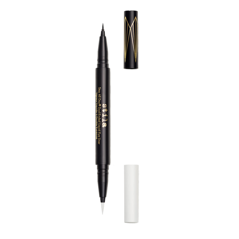 Stila Stay All Day® Dual-Ended Waterproof Liquid Eye Liner: Two Colours - Intense Black and Snow Secondary image