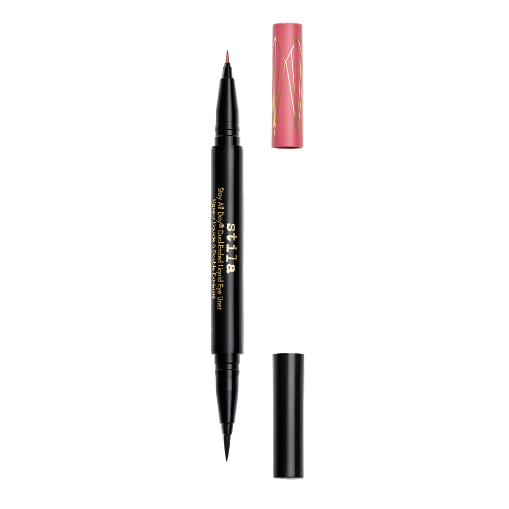 Stay All Day® Dual-Ended Waterproof Liquid Eye Liner: Shimmer Micro Tip - Rum Punch and Intense Black Secondary image