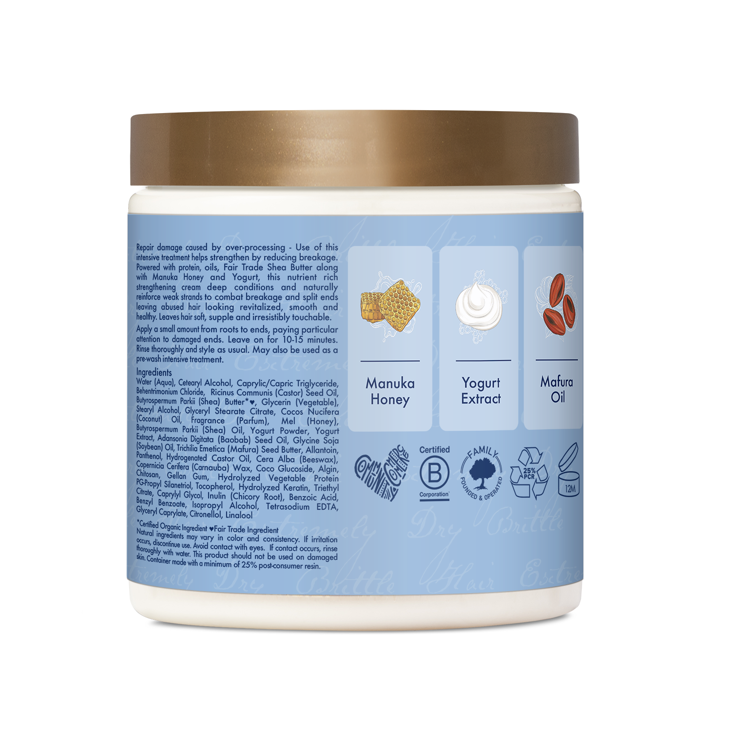 Shea Moisture Manuka Honey and Yoghurt Repair Treatment 227g