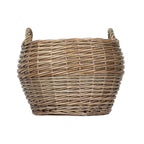 Antique Wash Stumpy Wicker Basket