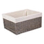 Red Hamper Jumbo Antique Wash Wicker Storage Basket