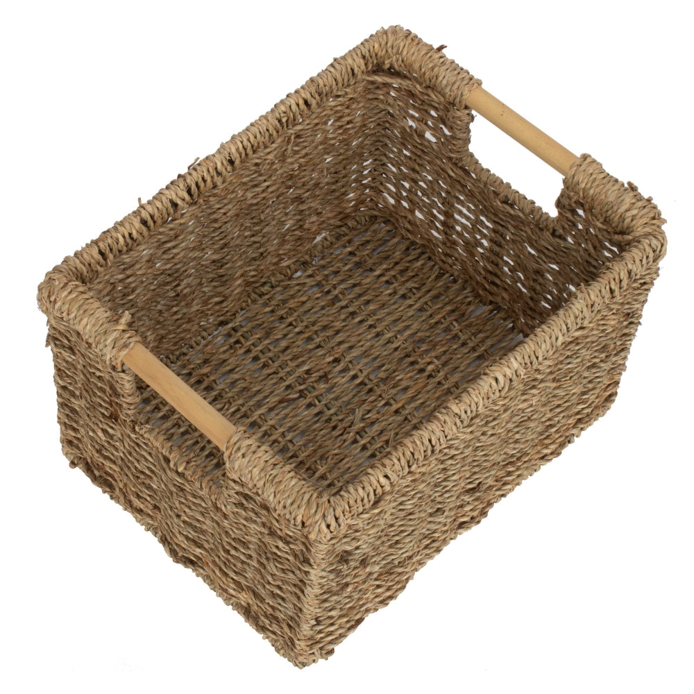 Red Hamper Nordic Seagrass Storage Basket