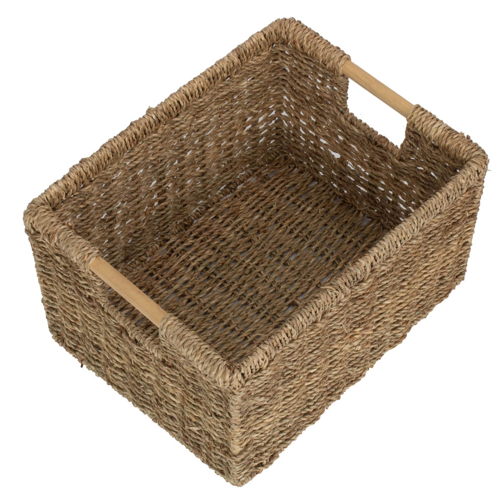 Red Hamper Nordic Seagrass Storage Basket