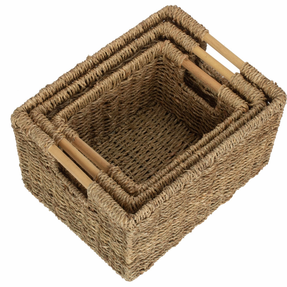 Nordic Seagrass Storage Basket Secondary image