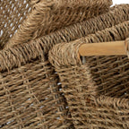 Red Hamper Nordic Seagrass Storage Basket