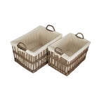 Red Hamper Malmo Openwork Laundry Storage Basket