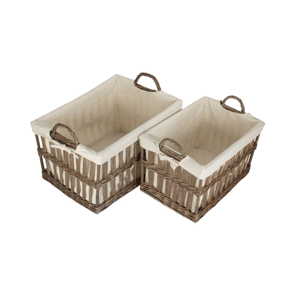 Red Hamper Malmo Openwork Laundry Storage Basket