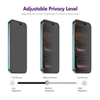 For iPhone 18 Pro ENKAY Hat-Prince 28 Degree Anti-peeping Tempered Glass Full Screen Film