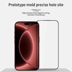 For iPhone 18 Pro MOFI 9H 2.5D Full Screen Tempered Glass Film(Black)