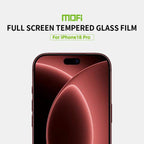 For iPhone 18 Pro MOFI 9H 2.5D Full Screen Tempered Glass Film(Black)