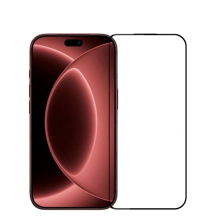 For iPhone 18 Pro MOFI 9H 2.5D Full Screen Tempered Glass Film(Black)