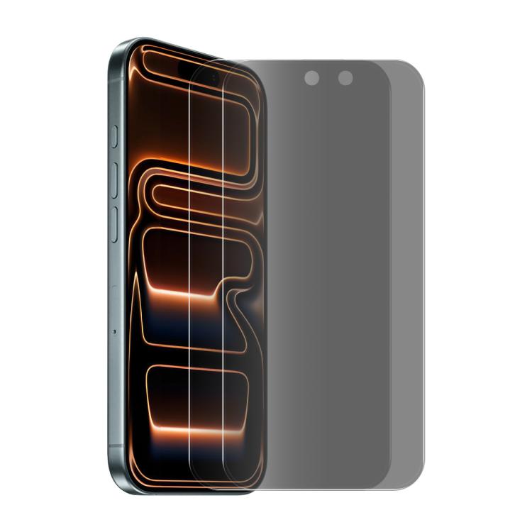 For iPhone 18 Pro 2 PCS/Pack ENKAY Hat-Prince 28 Degree Anti-peeping Privacy Tempered Glass Film