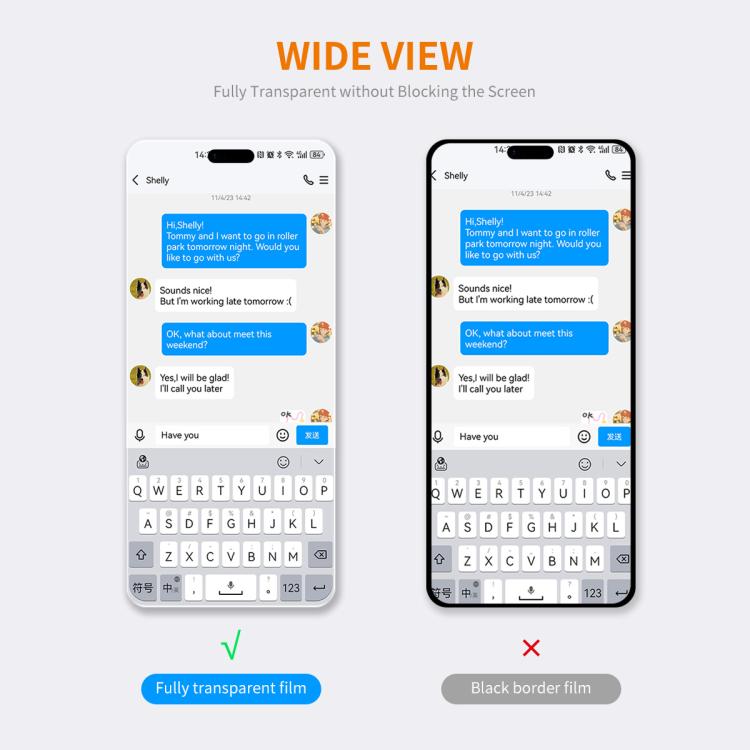 For iPhone 18 Pro ENKAY Thickened Glue No White Edge 9H Big Arc Edge High Aluminum-silicon Tempered Glass Film