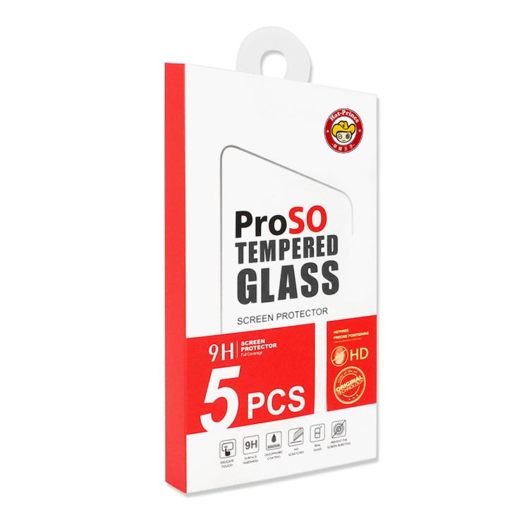 For iPhone 18 Pro 5 PCS/Pack ENKAY Thickened Glue No White Edge High Aluminum-silicon Tempered Glass Film