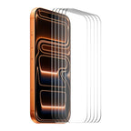 For iPhone 18 Pro 5 PCS/Pack ENKAY Thickened Glue No White Edge 9H Big Arc Edge High Aluminum-silicon Tempered Glass Film