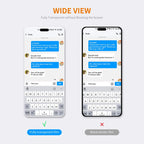 For iPhone 18 Pro 5 PCS/Pack ENKAY Thickened Glue No White Edge 9H Big Arc Edge High Aluminum-silicon Tempered Glass Film