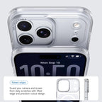 For iPhone 18 Pro Kalebol Transparent Magnetic MagSafe Skin Feel Phone Case(White)