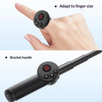 D11 BT Remote Control Ring Wearable Action Camera Controller For DJI Action, GoPro, Insta360 Action Cameras(Black)