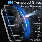 For iPhone 18 Pro Kalebol Matte Anti-Fingerprint Screen-Printed HD Tempered Glass Film