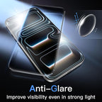 For iPhone 17 Pro Kalebol Matte Anti-Fingerprint Screen-Printed HD Tempered Glass Film