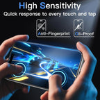 For iPhone 18 Pro Kalebol Matte Anti-Fingerprint Screen-Printed HD Tempered Glass Film