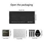 For iPhone 18 Pro Kalebol Matte Anti-Fingerprint Screen-Printed HD Tempered Glass Film