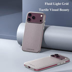For iPhone 18 Pro LeReach TOC Icicle Series Ice Mist Double-Sided Non-Slip Phone Case(Black)