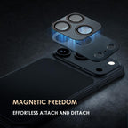 For iPhone 18 Pro TF Series SyncGuard HD Magnetic Metal Tempered Glass Camera Lens Cover Film(Black)