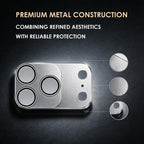 For iPhone 18 Pro TF Series SyncGuard HD Magnetic Metal Tempered Glass Camera Lens Cover Film(Black)