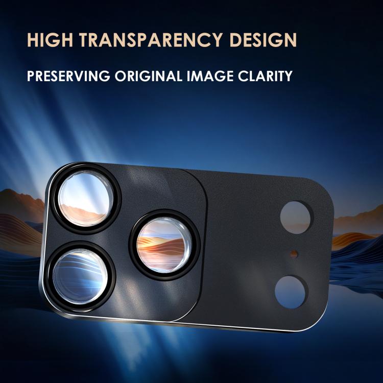For iPhone 18 Pro TF Series SyncGuard HD Magnetic Metal Tempered Glass Camera Lens Cover Film(Cherry Red)