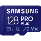 Samsung 128GB PRO microSDXC Memory Card – UHS-I U3 A2 V30 160MB/s with Adapter
