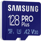 Samsung 128GB PRO microSDXC Memory Card – UHS-I U3 A2 V30 160MB/s with Adapter