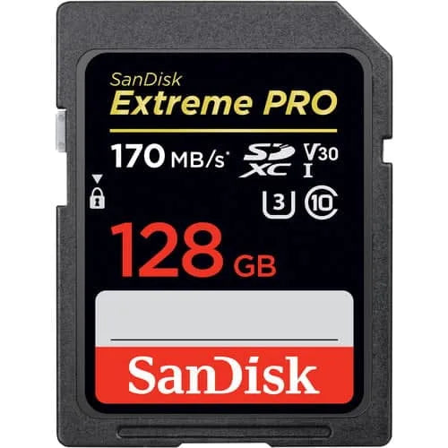 SanDisk 128GB Extreme UHS-I MicroSDXC Memory Card