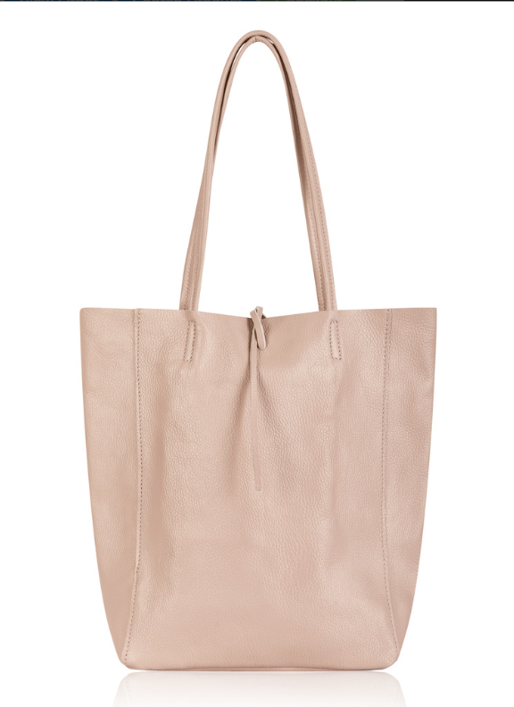 Ladies Soft Italian Real Leather Shopper Tote Bags Women Girls College Shoulder Handbags for Women