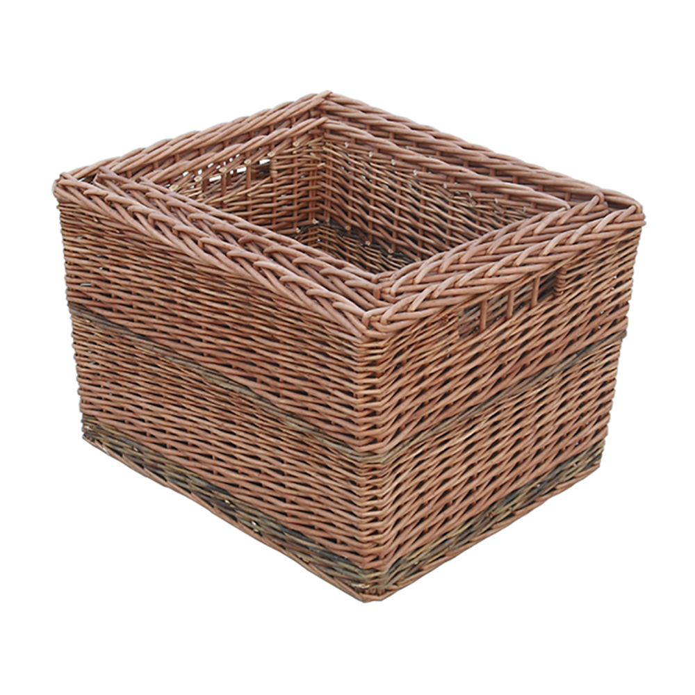 Set of 3 Somerset Rectangular Log basket Secondary image