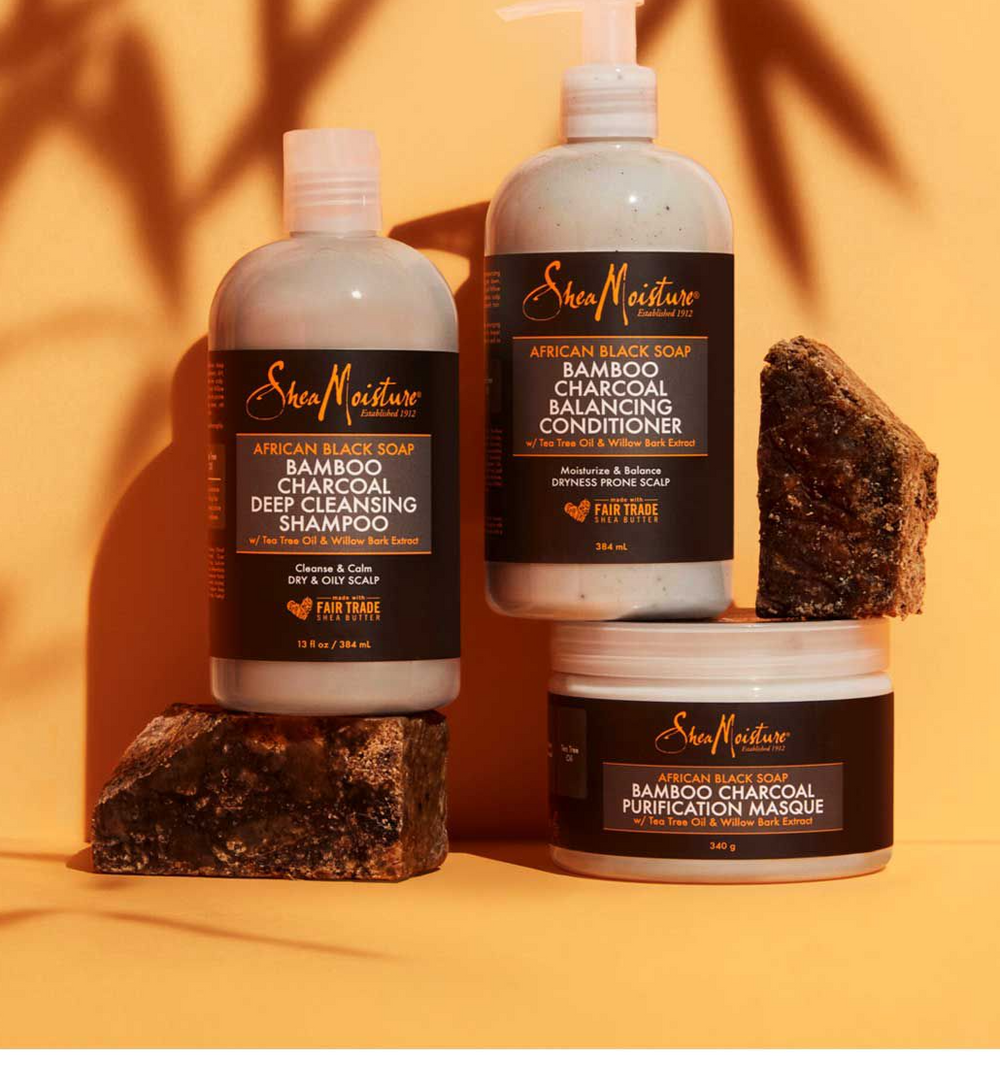 SheaMoisture African Black Soap Bamboo Charcoal Purification Masque, 354l
