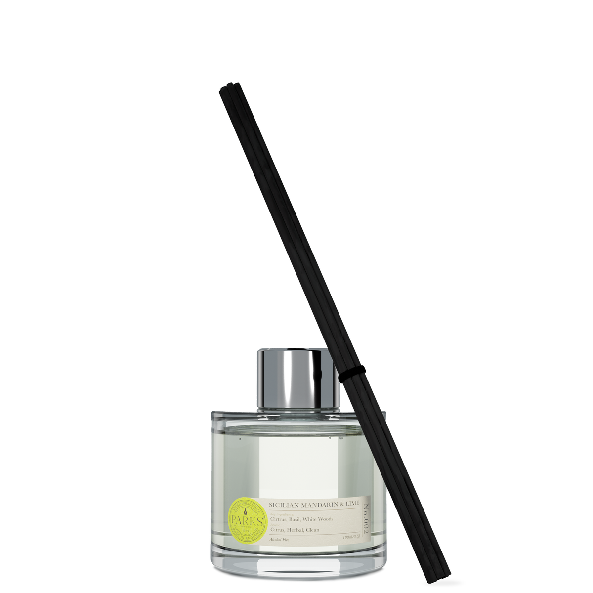 Parks London Home Collection 100ml diffuser - Sicilian Mandarin and Lime
