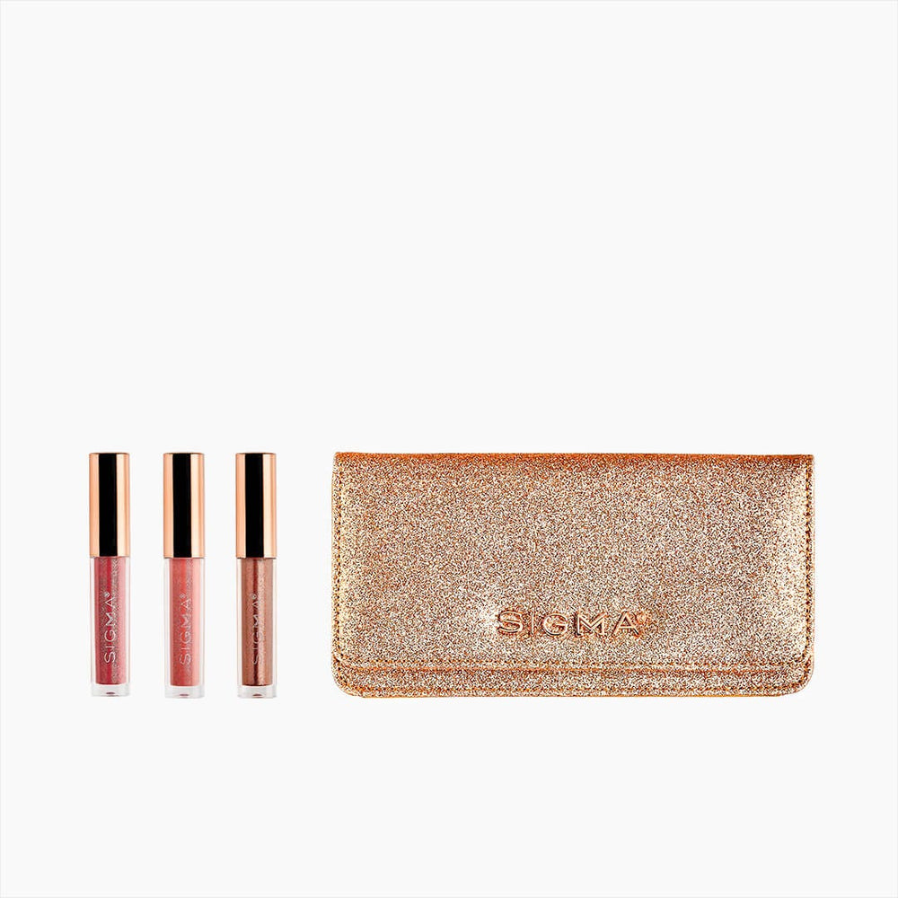 Sigma Beauty Beloved Mini Lip Set - 3 Lip Glosses and a Beauty Bag Main image