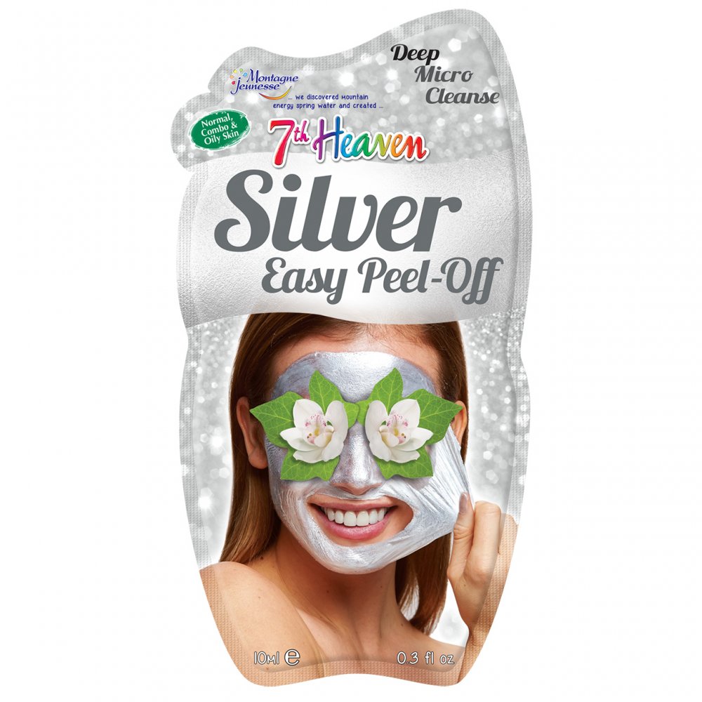 7th Heaven Silver Easy Peel Off Mask, 10ml Main image
