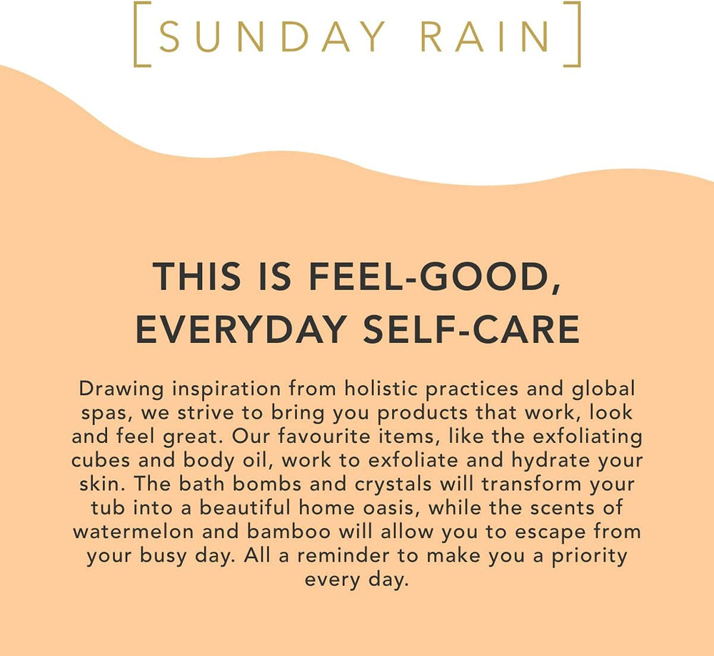 Sunday Rain Polishing Body Scrub for Extra Smooth & Soft Skin, Vegan and Cruelty-Free, Tropical Mango Butter and Coconut Oil, 265g