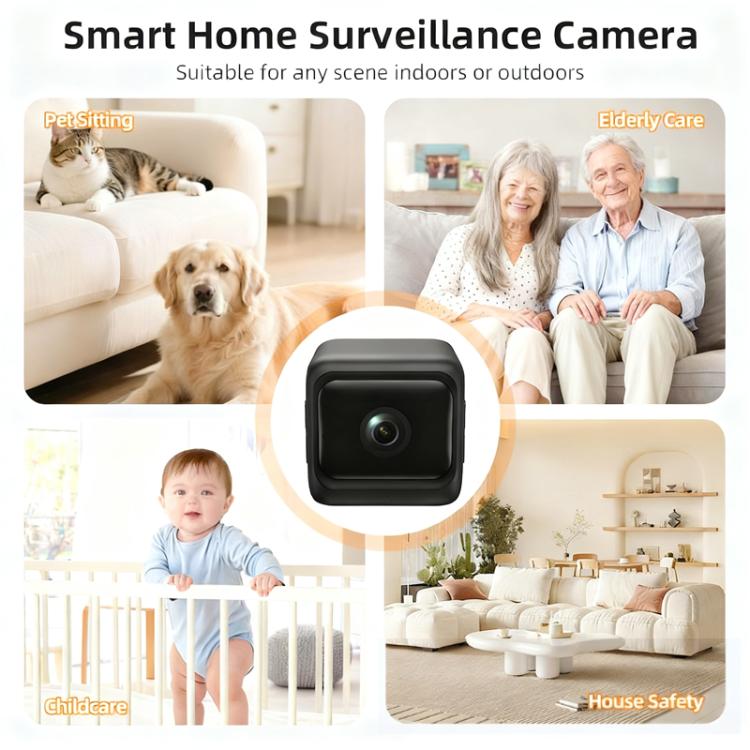 Mini Wireless Battery-Powered Camera(White)
