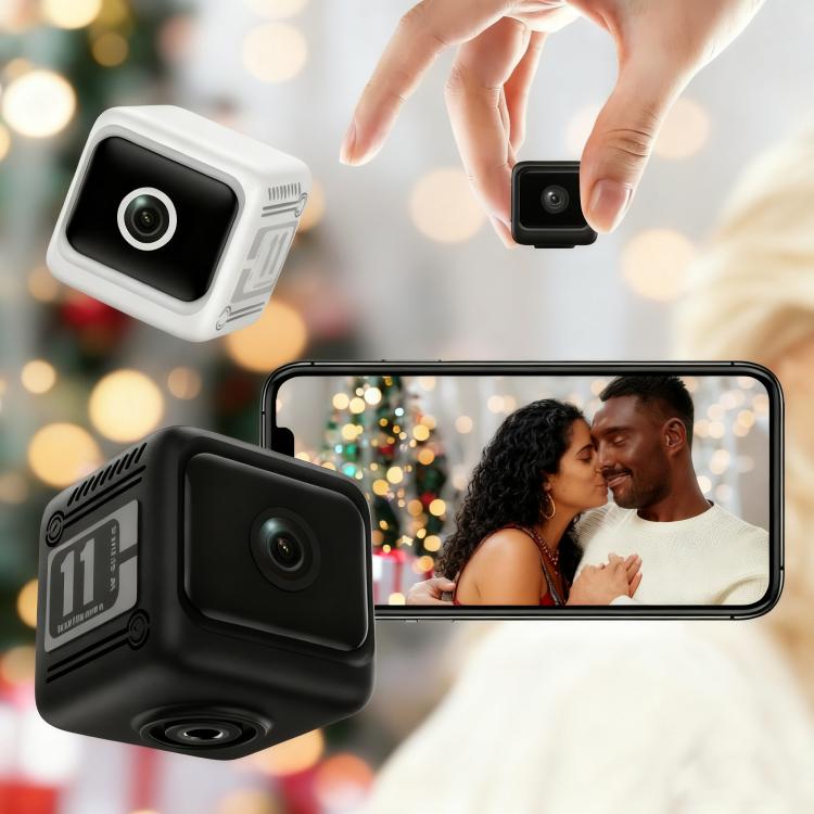 Mini Wireless Battery-Powered Camera(White)