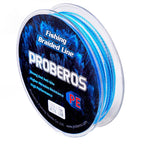 2 PCS PROBEROS 4 Edits 100M Strong Horse Fish Line, Line number: 7.0 / 70lb(Blue)