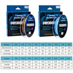 2 PCS PROBEROS 4 Edits 100M Strong Horse Fish Line, Line number: 7.0 / 70lb(Blue)