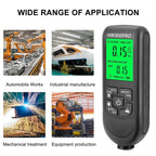 HW-300PRO High Precision Coating Paint Powder Layer Thickness Gauge Anti-slip Paint Film Gauge(Black)